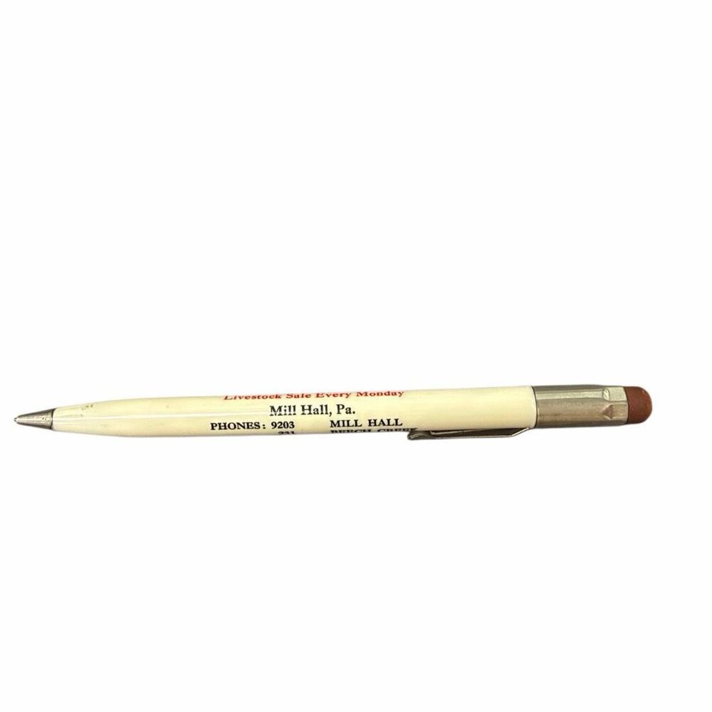 Vintage Scripto Continuous Twist Mechanical Pencil Clinton Auction Mill Hall PA